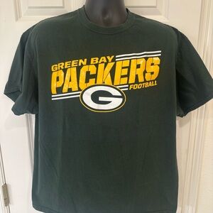 NFL Green Bay Packers Green and Yellow Short Sleeve Tee